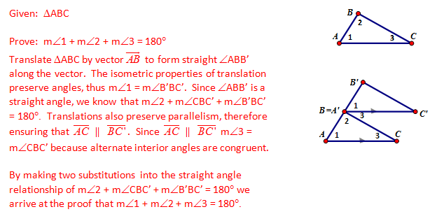 Theorem The Sum Of All Interior Angles Of A Triangle Is 180