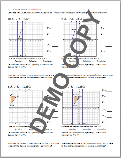 emoji transformations worksheet answers