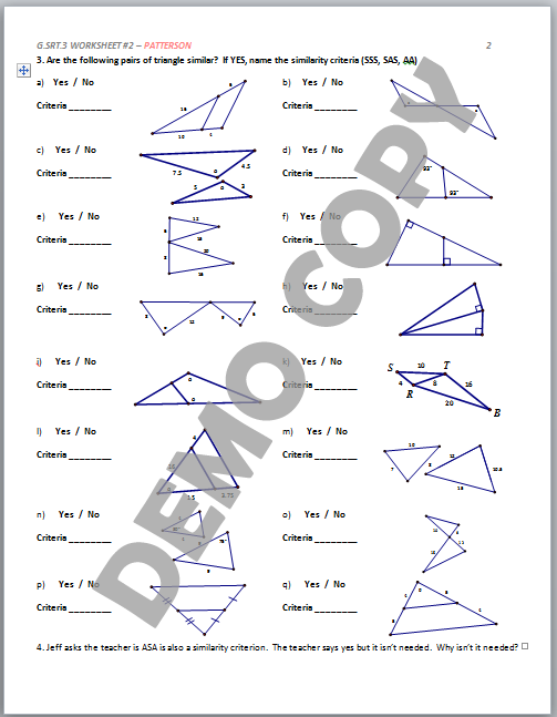 Triangle Congruence Worksheet 2 Answers congruent triangles practice and proofs geometry math Triangle Congruence Worksheet 2 Answers congruent triangles practice and proofs geometry math